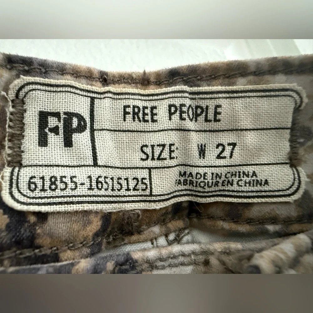 NWT Free People Snakeskin Skinny - Taupe Combo - Picture 5 of 5
